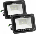 Lauko LED prožektorius 20W 1600 lm 6500K IP65 juodas EXTRASTAR, 2 vnt.