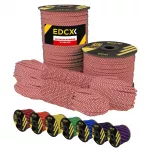 Paracord virvė EDCX 4.4 mm, atspindinti, Red Snake 50/50, 15 m
