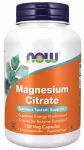 Maisto papildas NOW Magnesium Citrate, 400 mg, 120 kapsulių