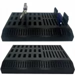 Organizatorius SD, Micro SD kortelėms ir pendrive, 66 vietos, juodas