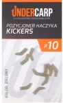 Kabliukų fiksatoriai UnderCarp Kickers, žali, 10 vnt.