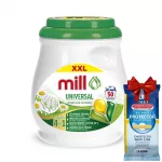 Skalbimo kapsulės Mill Professional 4in1 universalios, 50 skalbimų + dovana