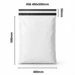Plastikiniai mai&scaron;eliai FOLIOPAK K06/T, 400x500 mm, 100 vnt.