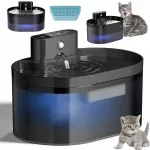 Automatinis gyvūnų girdytuvas 22 l, 2600 mAh akumuliatorius, USB