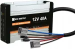 MPPT įkroviklis ECO-WORTHY DC-DC 12V 40A LiFePO4, gelinėms akumuliatoriams, kemperiams