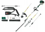 Benzininė žoliapjovė 4 viename Parkside PBK, 1,97 AG, 43 cm