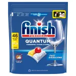 Indaplovių kapsulės Finish Quantum All-in-1 Lemon, 46 vnt.