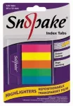 Skaidrūs spalvoti skirtukai dokumentams, 125 vnt., Snopake