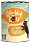 &Scaron;unų konservai Lucky Lou Lifestage su pauk&scaron;tiena ir upėtakiu, 400 g