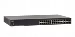 Tinklo jungiklis Cisco SF250-24P-K9-EU, 24 portai, 2 SFP uplink, 1U montavimas