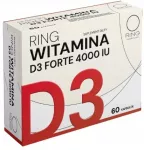 Maisto papildas RING VITAMIN D3 FORTE 4000 IU, 60 kapsulių