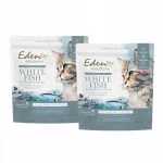 Sausas pa&scaron;aras &scaron;unims Eden White Fish with Herring, 2 x 1,5 kg
