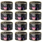 &Scaron;lapi sterilizuotų kačių pa&scaron;aras Dolina Noteci Premium su kalakutiena, 12 x 185 g
