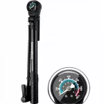 Grindinis dviračio siurblys su manometru, Presta žarnelė, 120 PSI