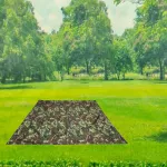 Palapinės pagrindas vandeniui atspari camo spalvos pavėsinė 1.5x2 m