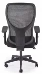 Biuro kėdė SCOT, juoda, ergonomi&scaron;ka, su tinkleliu, reguliuojama nugaros atlo&scaron;o padėtis