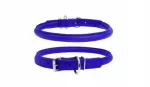 Odinis &scaron;uns antkaklis COLLAR GLAMOUR, 10 mm, 33-41 cm, tamsiai mėlynas