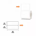 Etiketės NIIMBOT, baltos, 50x15 mm, 460 vnt., tinka B1, B21/B21 Pro, B3S/B3