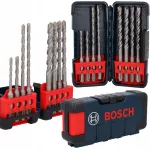 Gręžimo antgalių rinkinys BOSCH 2607019903 SDS-Plus 8 vnt. mūrui ir betonui