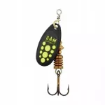 Suktukas Dam Spinner Effzett Standard r.3 Black Yellow 6g