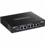 Tinklo jungiklis TRENDnet TEG-S762, 6 jungtys, 10G, juodas, metalinis