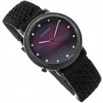 Moteri&scaron;kas laikrodis Citizen EM1007-47E Eco-Drive L, juodas, saulės energija