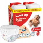 Sauskelnės LuvLap Supreme Premium, dydis 5, 9-14 kg, 124 vnt.
