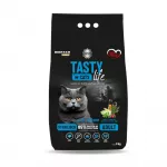 Sausas kačių pa&scaron;aras TASTY CATS LIFE STERILISED su la&scaron;i&scaron;a, 8 kg