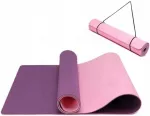 Jogos ir pilateso kilimėlis 183x61x0,6 cm, TPE, Oak&Tea Pink