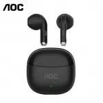 Belaidės ausinės AOC ACT1611, juodos, Bluetooth