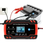 Automobilinis akumuliatoriaus įkroviklis 12V/24V