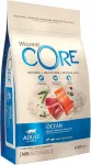 Katėms skirtas pa&scaron;aras CORE su la&scaron;i&scaron;a ir tunu, 4 kg, be GMO, sveikai odai ir kailiui