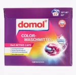 Skalbimo kapsulės Domol 3 spalvų, 22 vnt.