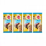 &Scaron;unų skanėstai PEDIGREE Rodeo su jautiena, 4 x 123 g