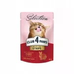 &Scaron;unų pa&scaron;aras CLUB 4 PAWS PREMIUM su triu&scaron;iena padaže, 80 g