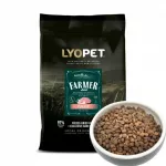 Sausas pa&scaron;aras katėms Lyopet Farmer su kalakutiena, 4 kg