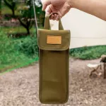 Palapinės kuoliukų dėklas, 22 x 12,5 cm, khaki