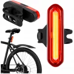 Dviračio LED žibintas, USB, atsparus vandeniui, 120 lm, su USB laidu