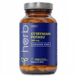 Maisto papildas Herb Potassium Citrate 360mg, 100 kapsulių