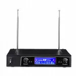 Belaidžiai UHF karaoke mikrofonai, 2 kanalai, IQ