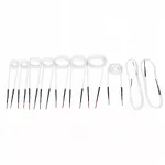Indukcinio kaitinimo ritės, 2,5 mm, žalvario &scaron;erdis, 10 vnt., 4N rinkinys