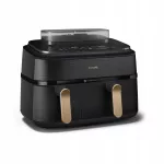Kar&scaron;to oro gruzdintuvė PHILIPS AirFryer Ovi Dual NA552/00, 2750 W, 9 l