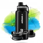 Termosas Wessper THERMOSTEEL, juodas, 1000 ml, nerūdijantis plienas