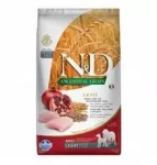 &Scaron;unų maistas N&D Light su vi&scaron;tiena ir granatais, 2,5 kg