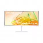 Monitorius Samsung 34" ViewFinity S6 LS34C650TAUXEN UWQHD LAN Thunderbolt lenktas