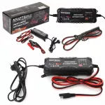 Automobilinis mikroprocesorinis pakrovėjas KRAFT, LCD, 6V/12V, įkraunamas