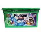 Skalbimo kapsulės Piursen Color 4 in 1, 60 vnt., XXL dėžutė