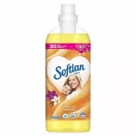 Skalavimo skystis Softlan Ultra, 1 l, vanilės ir orchidėjų kvapo, geltonas