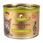 Katinų pa&scaron;aras GranataPet Symphonie No.6, ver&scaron;iena ir pauk&scaron;tiena, 200 g