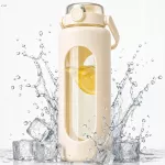 Sportinis motyvacinis stiklinis butelis vandeniui 1,8 l